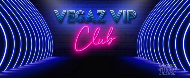 VIP Program at Vegaz Casino banner