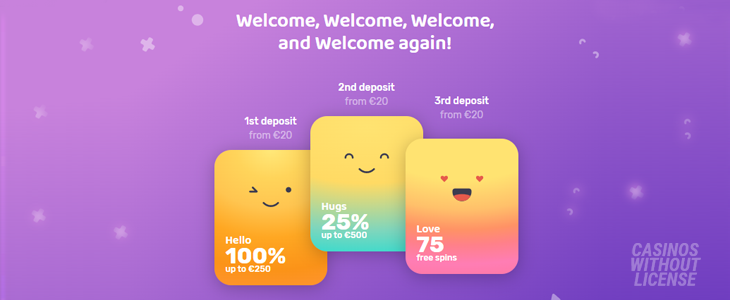 Welcome Bonus at Emojino