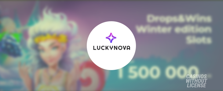 LuckyNova Casino Game Range banner