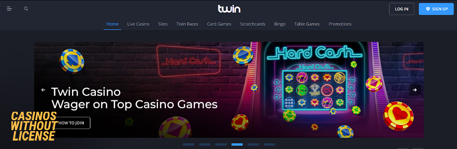 Twin Casino banner