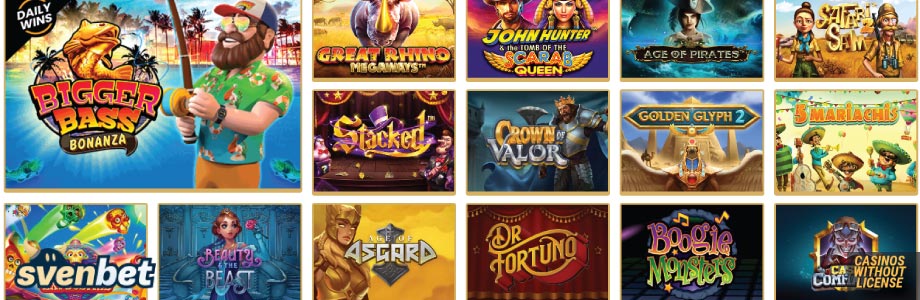 Svenbet slot games