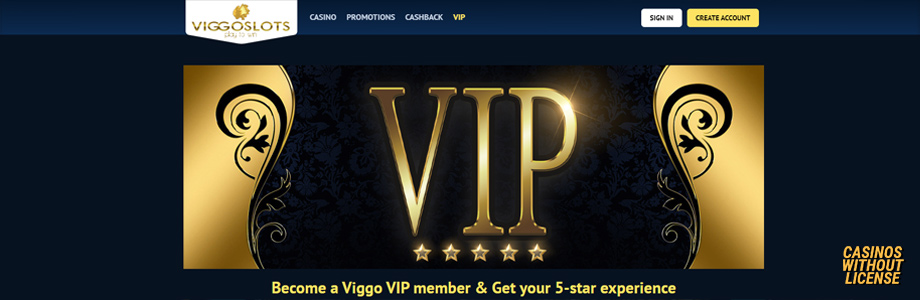 Viggoslots VIP program