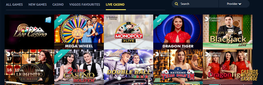 Viggoslots casino games