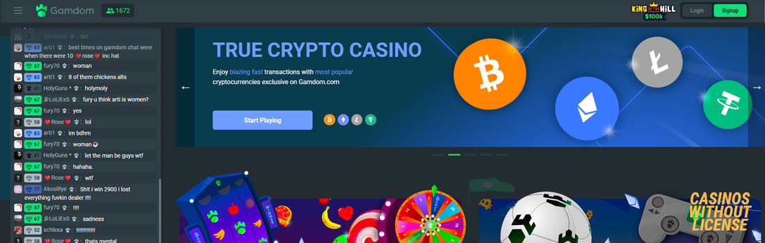 Gamdom casino website