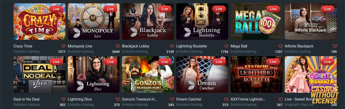 Gamdom casino games