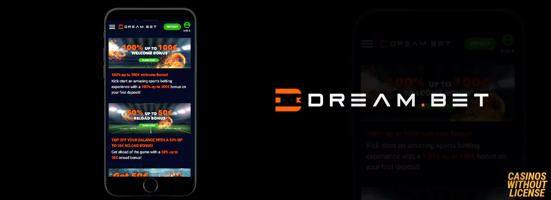 Dream Bet on mobile