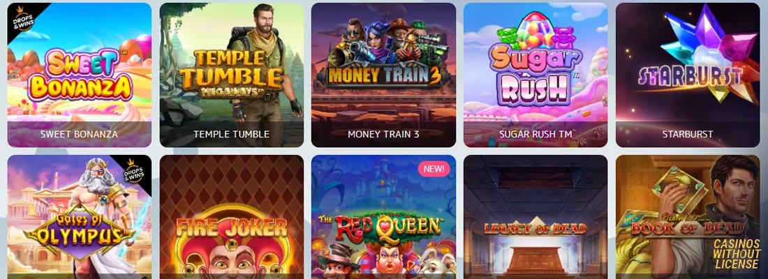 Monkaji casino games