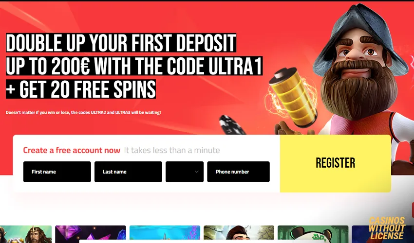 Ultra Casino Bonus 