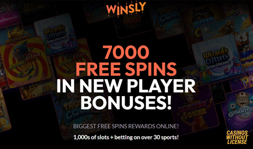 Bonuses and Rewards at Winsly Casino