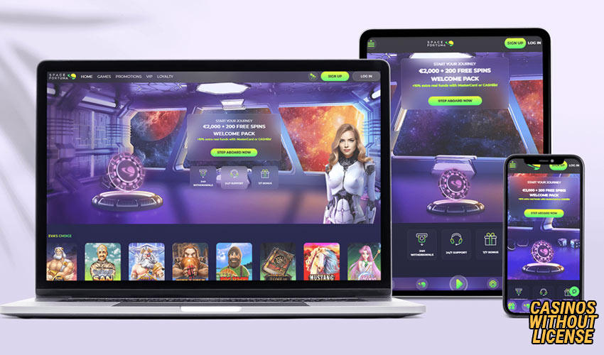 Space Fortuna Casino from your Mobile