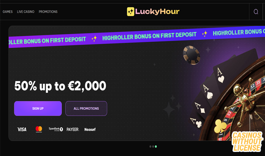 bonuses at luckyhour